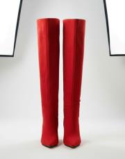 lily süet çizme kırmızı