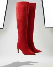lily süet çizme kırmızı 16