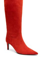 lily süet çizme kırmızı 6