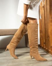 lily süet çizme taba 2