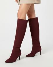 lily süet çizme bordo 4