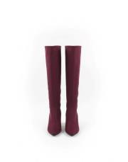 lily süet çizme bordo 7
