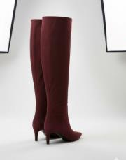 lily süet çizme bordo 9