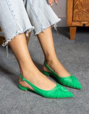 kontes textil mağzeme dekolte babet yeşil