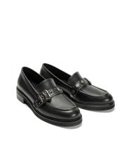 elvira troklu kalın tabanlı kadın loafer- siyah 2