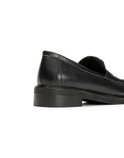 pia bant detaylı kalın tabanlı kadın loafer- siyah 4