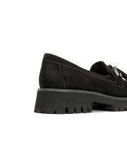 laura toka detaylı püsküllü kadın loafer- siyah 4