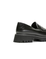 louise bant detaylı kalın tırtıklı tabanlı kadın loafer- siyah 4