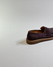 lustro bant detaylı süet kadın loafer kahve 4