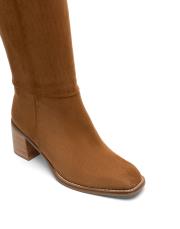 celia küt burun süet kadın çizme taba 3