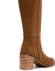 celia küt burun süet kadın çizme taba 4