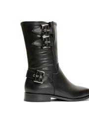 aria toka aksesuar detaylı kadın bot siyah 3