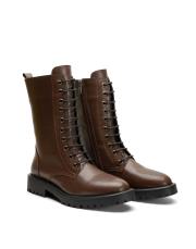 noir bağcıklı postal kadın bot kahve