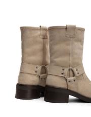 agora troklu toka detaylı kadın bot bej 4