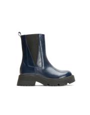 lore oval burun yanları lastikli kadın bot lacivert 2