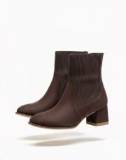 xlera süet kadın bot kahve