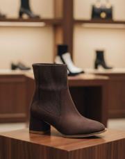 xlera süet kadın bot kahve 4