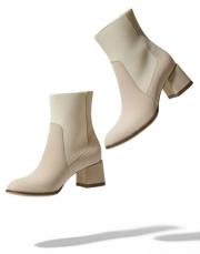 xlera süet kadın bot bej 2