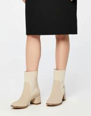 xlera süet kadın bot bej 3