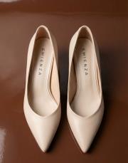 vina ithal vegan deri sivri burun kadın topuklu ayakkabı ten 3