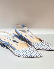 rosa geometrik desen textil mağzeme pino topuk mavi