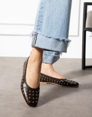 aça trok detaylı küt burun kadın babet acı kahve 2