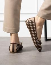 kınov toka detaylı yuvarlak burun kadın babet kahve-ten 2