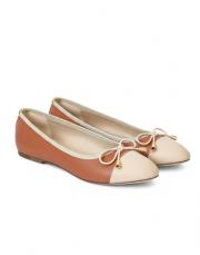 süelın yuvarlak kalıp birinci sınıf ithal vegan deri babet taba-ten 3