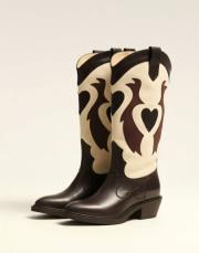 kalamiti kovboy küt burun çizme acı kahve acı kahve