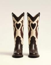 kalamiti kovboy küt burun çizme acı kahve acı kahve 2