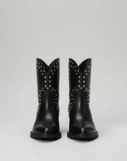 stud kovboy küt burun bot siyah siyah 4