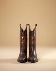 stoned kovboy küt burun efektli kahve deri bot kahve 2