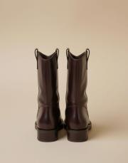 viero motorbike oval burun deri bot kahve 3