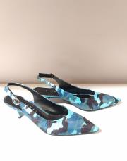 ros kamuflaj desen pino topuk sivri burun mavi 2