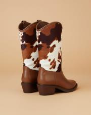 western kovboy kürk detaylı taba deri bot taba 3