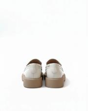 alvi kapsül detaylı bantlı kadın loafer- bej 11