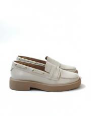 alvi kapsül detaylı bantlı kadın loafer- bej 9