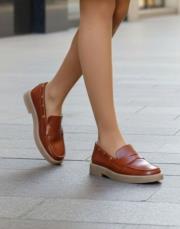 alvi kapsül detaylı bantlı kadın loafer- taba 3