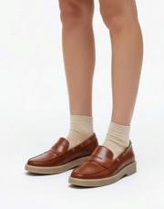 alvi kapsül detaylı bantlı kadın loafer- taba 4