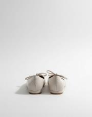 118 sivri burun bağcık detaylı ten renk deri babet ten 3