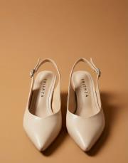 being birinci sınıf vegan deri sivri kalıp nude 3