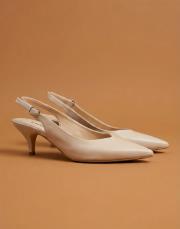 being birinci sınıf vegan deri sivri kalıp nude 4