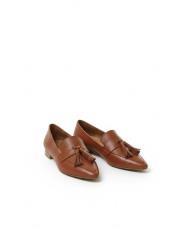 128 sivri burun püskül fiyonk detaylı taba deri babet taba 2