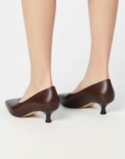 jasmin ithal birinci sınıf vegan deri kahve 2