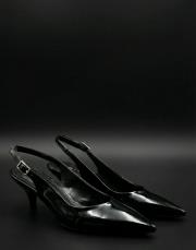 being birinci sınıf ithal vegan rugan sivri kalıp siyah 3