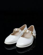 undo rugan yuvarlak burun toka detaylı babet bej 3