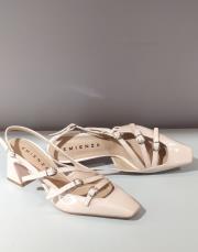 maril ithal vegan rugan deri üçlü çapraz toka bej 2