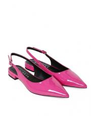 rozhex birinci sınıf ithal rugan deri sivri kalıp fuşya 2