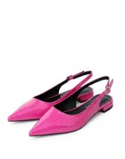 rozhex birinci sınıf ithal rugan deri sivri kalıp fuşya 3