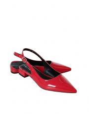 rozhex birinci sınıf ithal rugan deri sivri kalıp kırmızı 2